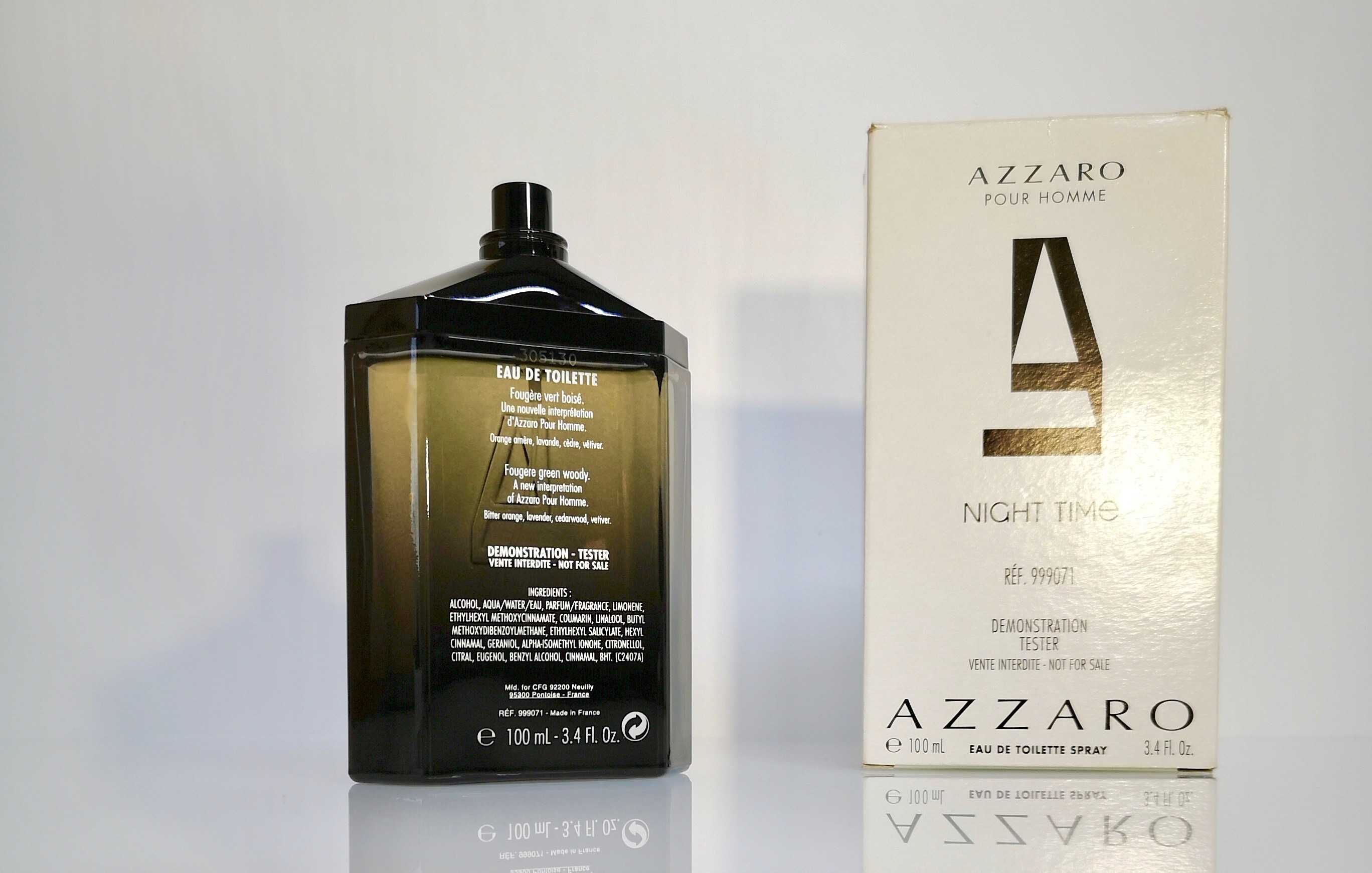 Туалетная вода Azzaro Night time 100 ml Made in France