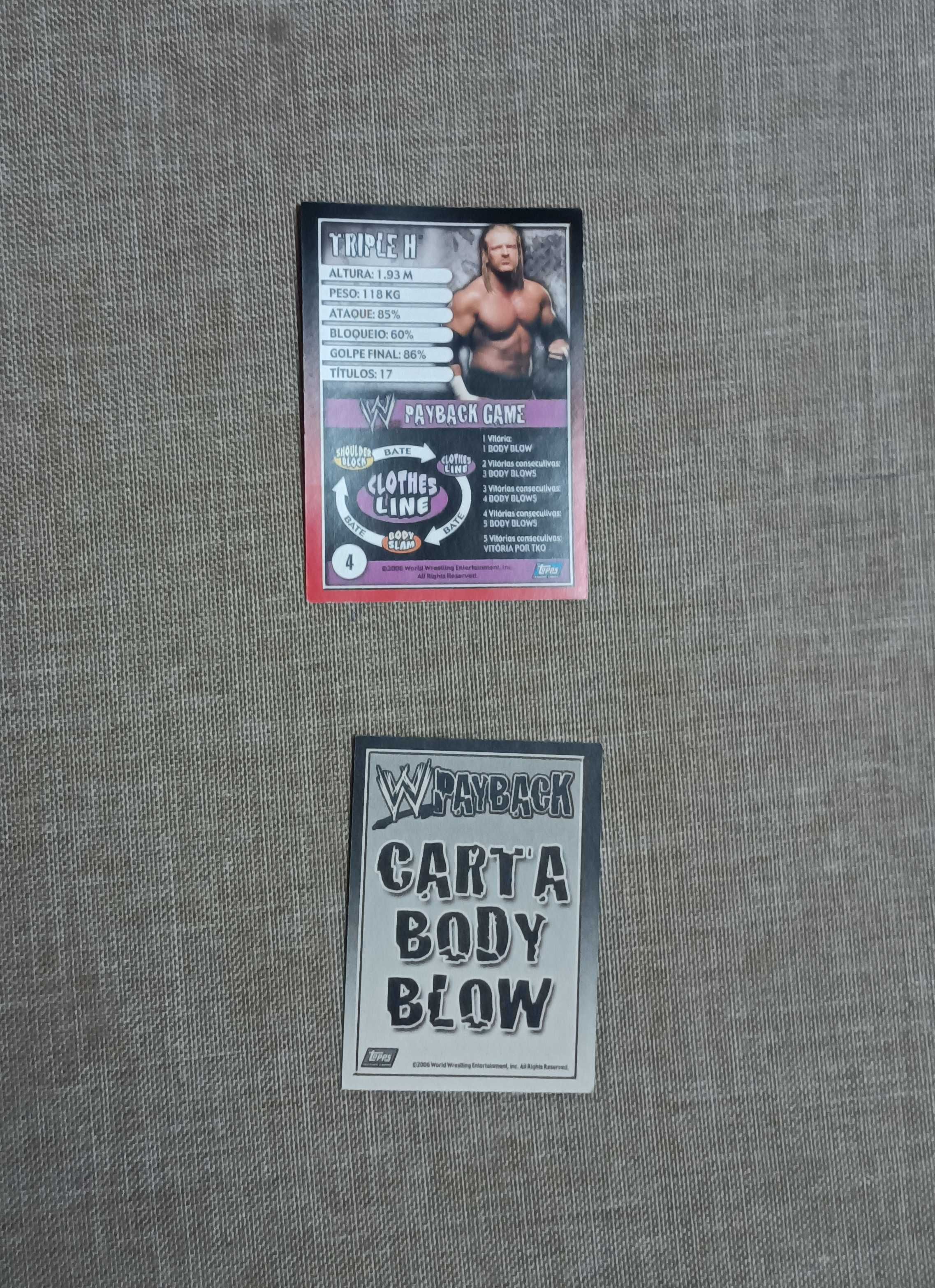 Cartas WWE & Body Blow