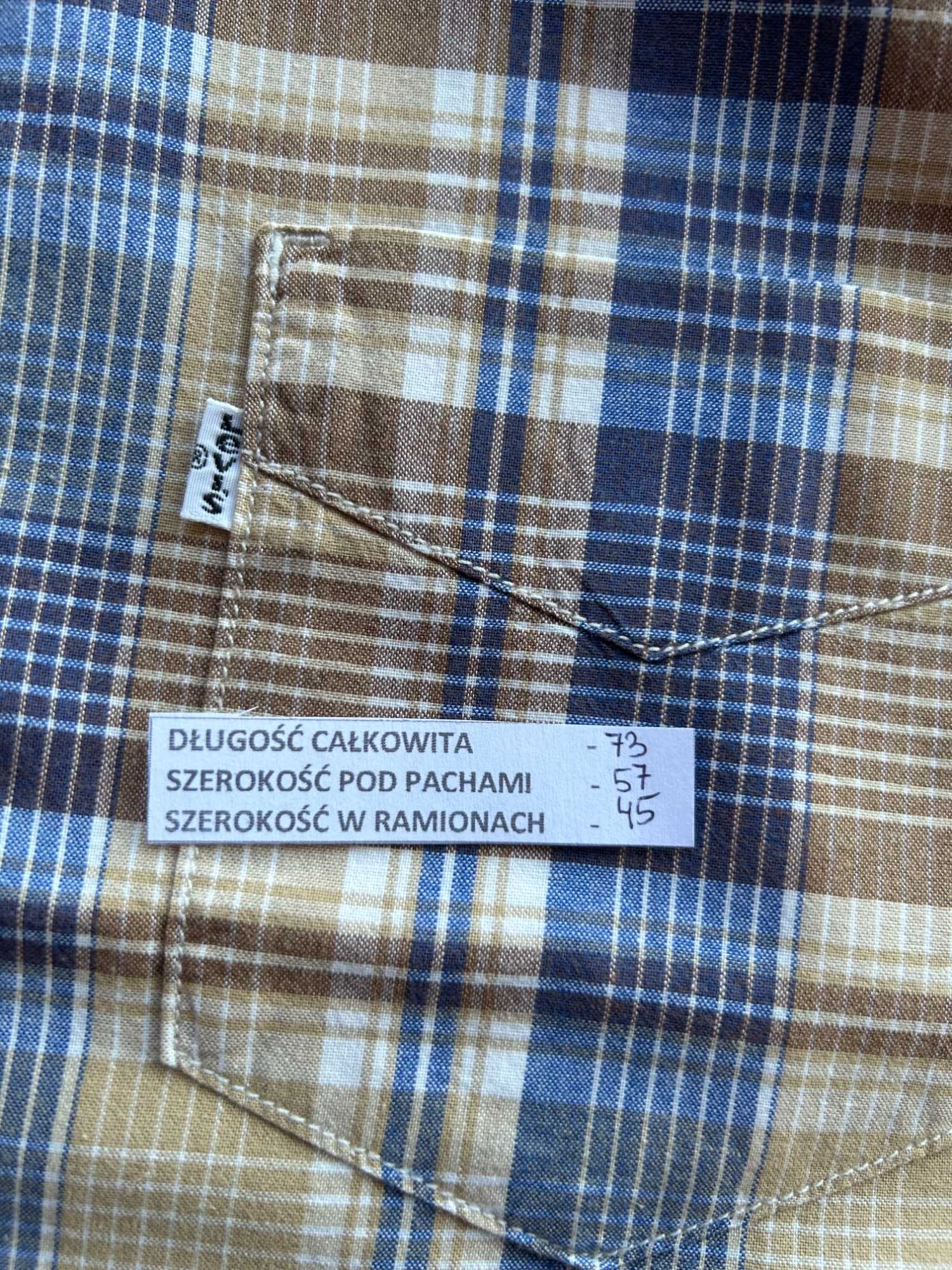 Koszula w kratę z krótkim rękawem Levi's rozmiar M