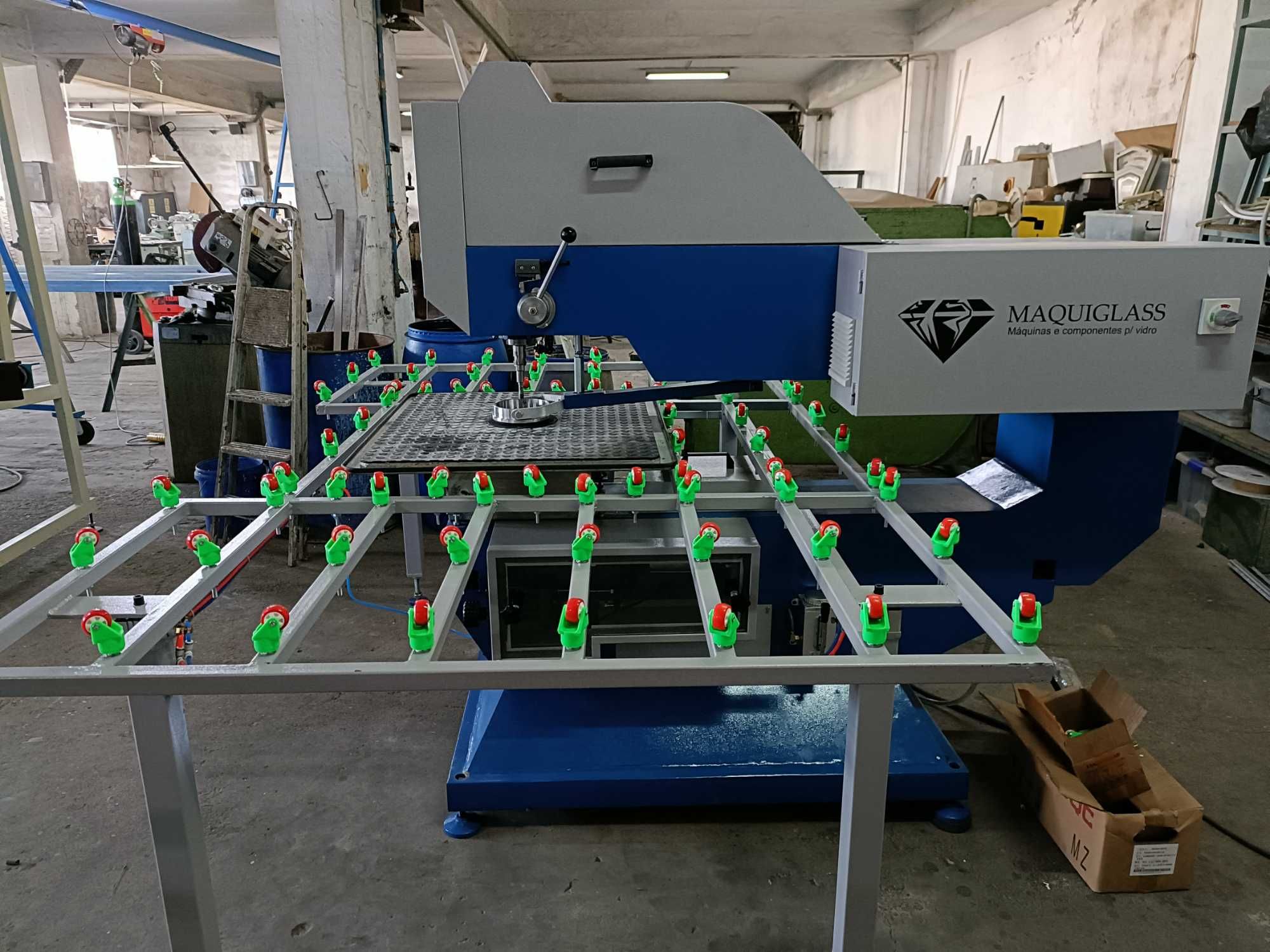 Maquina Furar Cabeço Duplo C/Laser