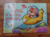 Książeczka twardostronicowa "Kot Kornel w podmorskich głębinach"