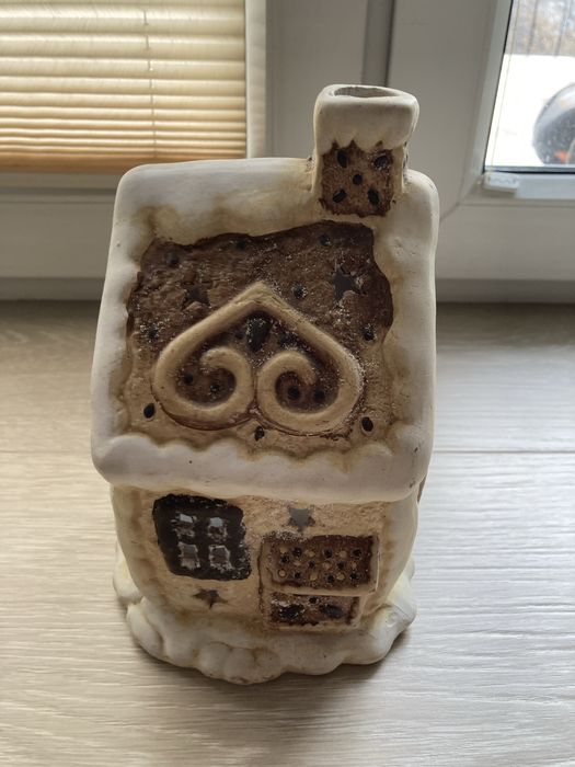 Lampion domek chatka z piernika święta ozdoba