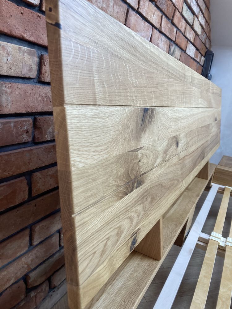 Łóżko dębowe 160x200 LOFT PRESTIGE bardzo solidne