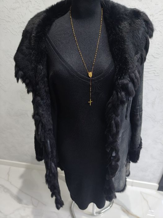 Kożuszek z królika naturalny