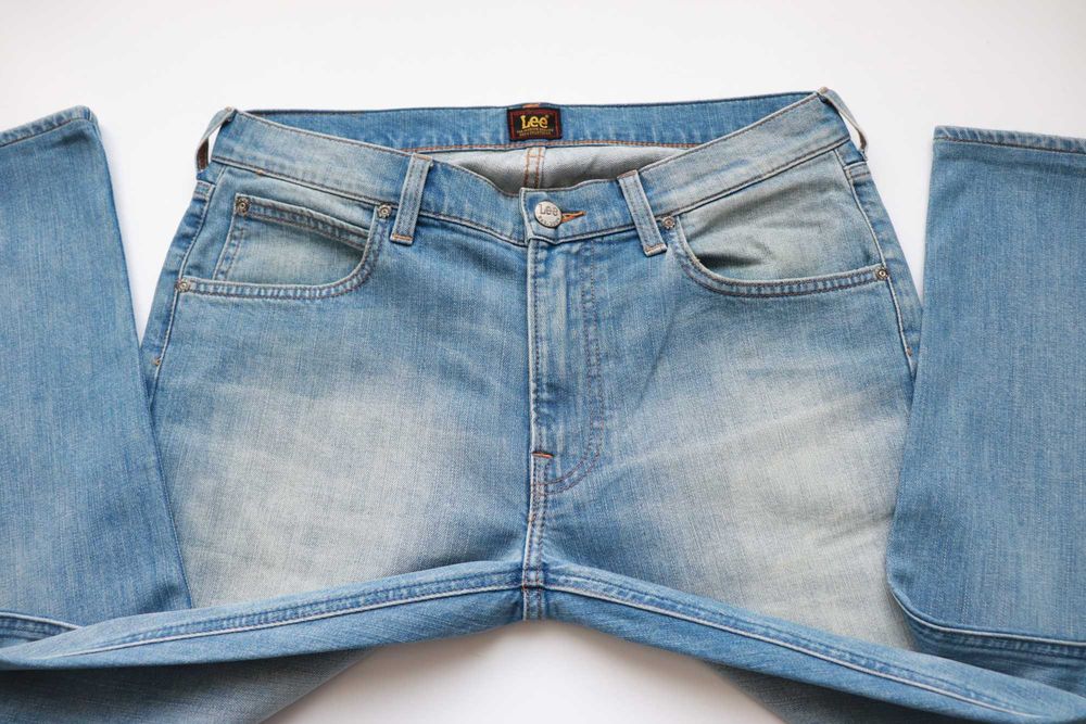 LEE LUKE W32 L32 męskie spodnie jeansy skinny slim fit