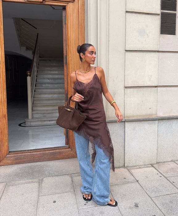 Плаття туніка чорне у стилі zara