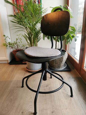 Krzesło obrotowe Ikea Kullaberg czarne