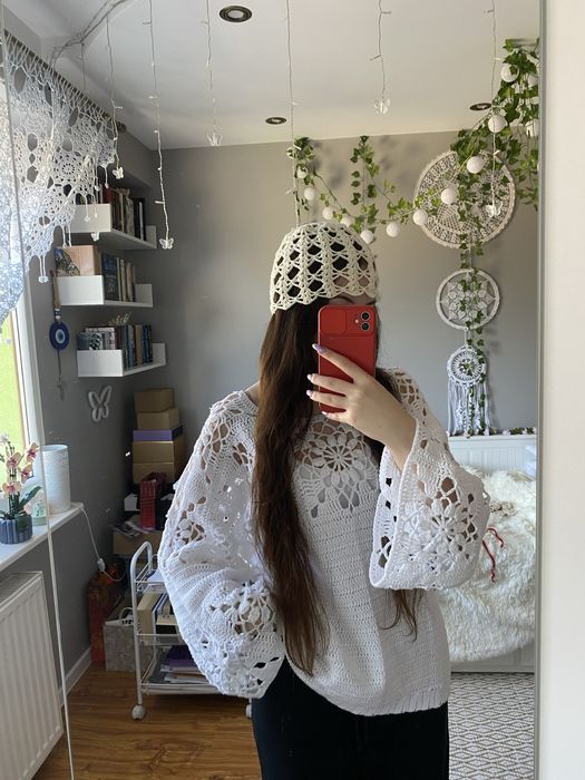 Czapka szydełkowana