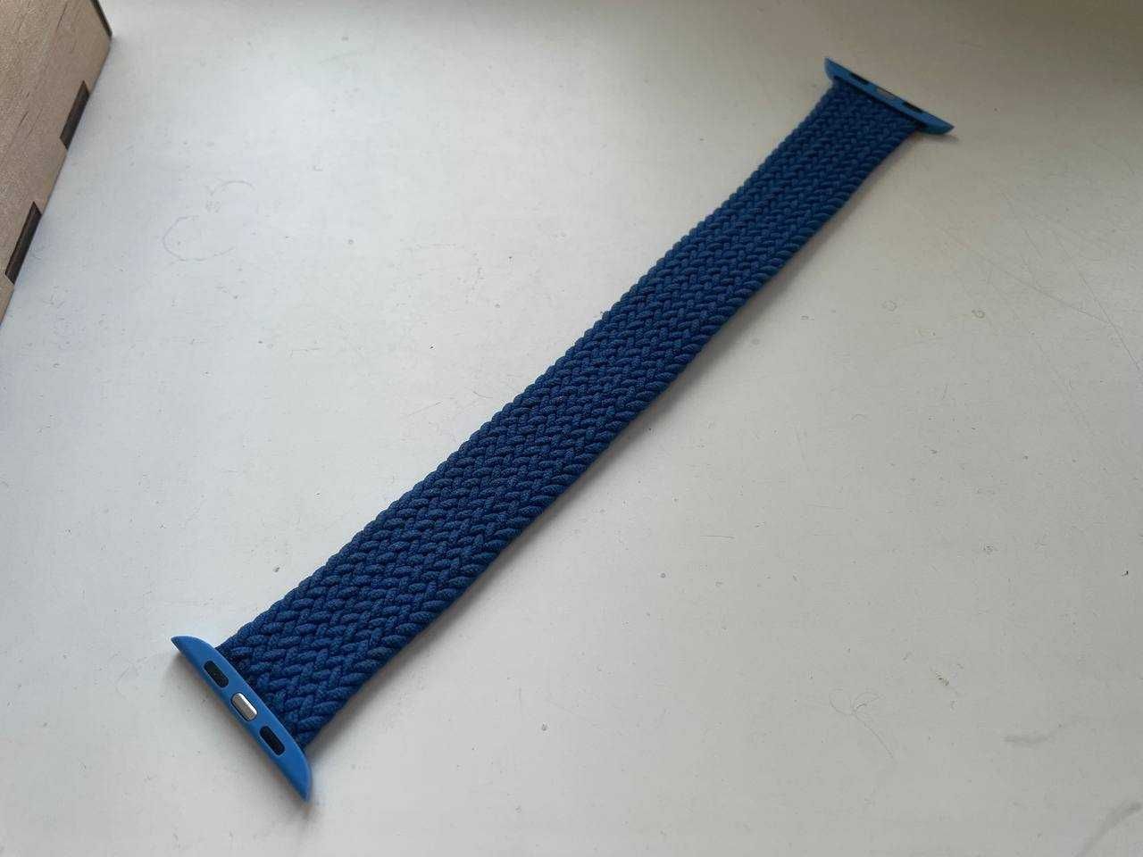 Ремінець для Apple Watch, плетений, синій