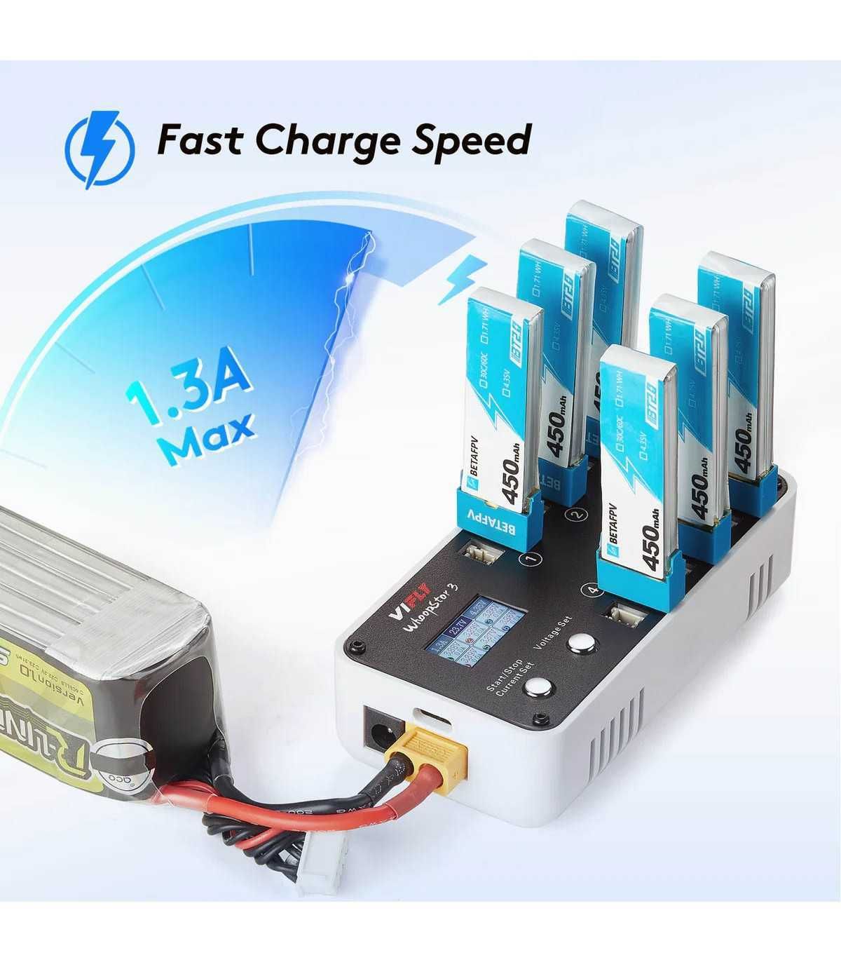 Пристрій VIFLY WhoopStor 3 1S LiPO/LiHV BT2.0/PH2.0