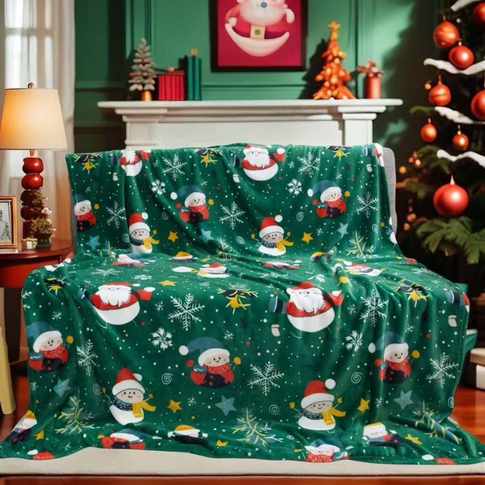 Super koc świąteczny 160x200 Paris Luxury mikołaje