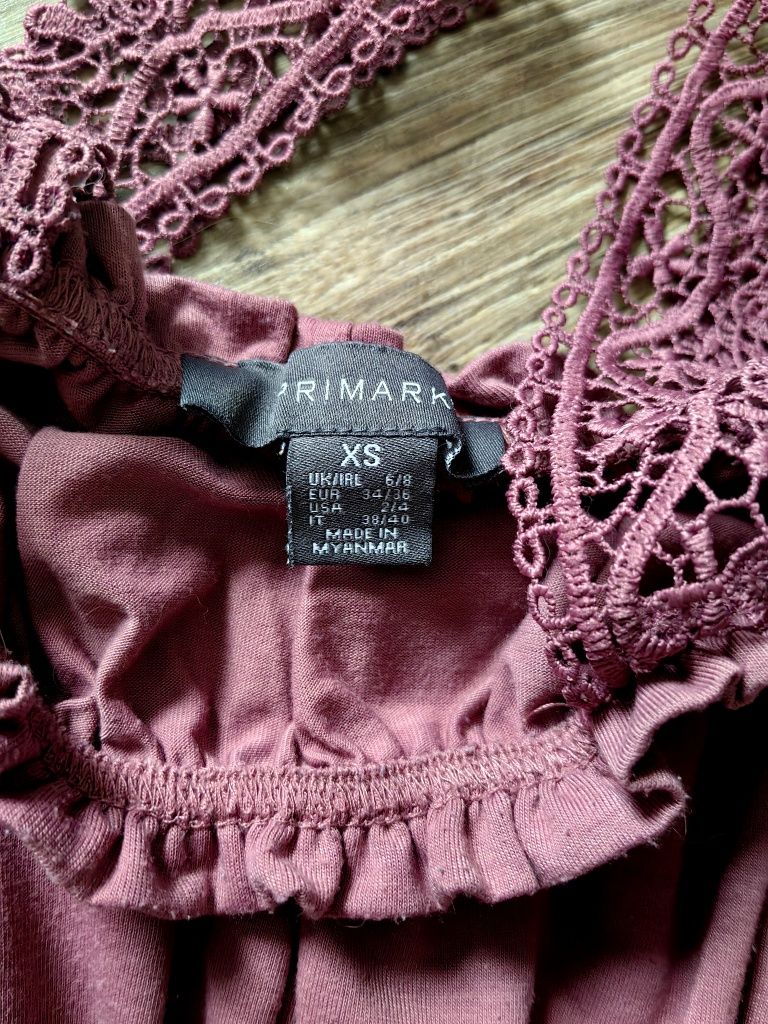 Crop top bluzka Primark koszulka na ramiączkach XS