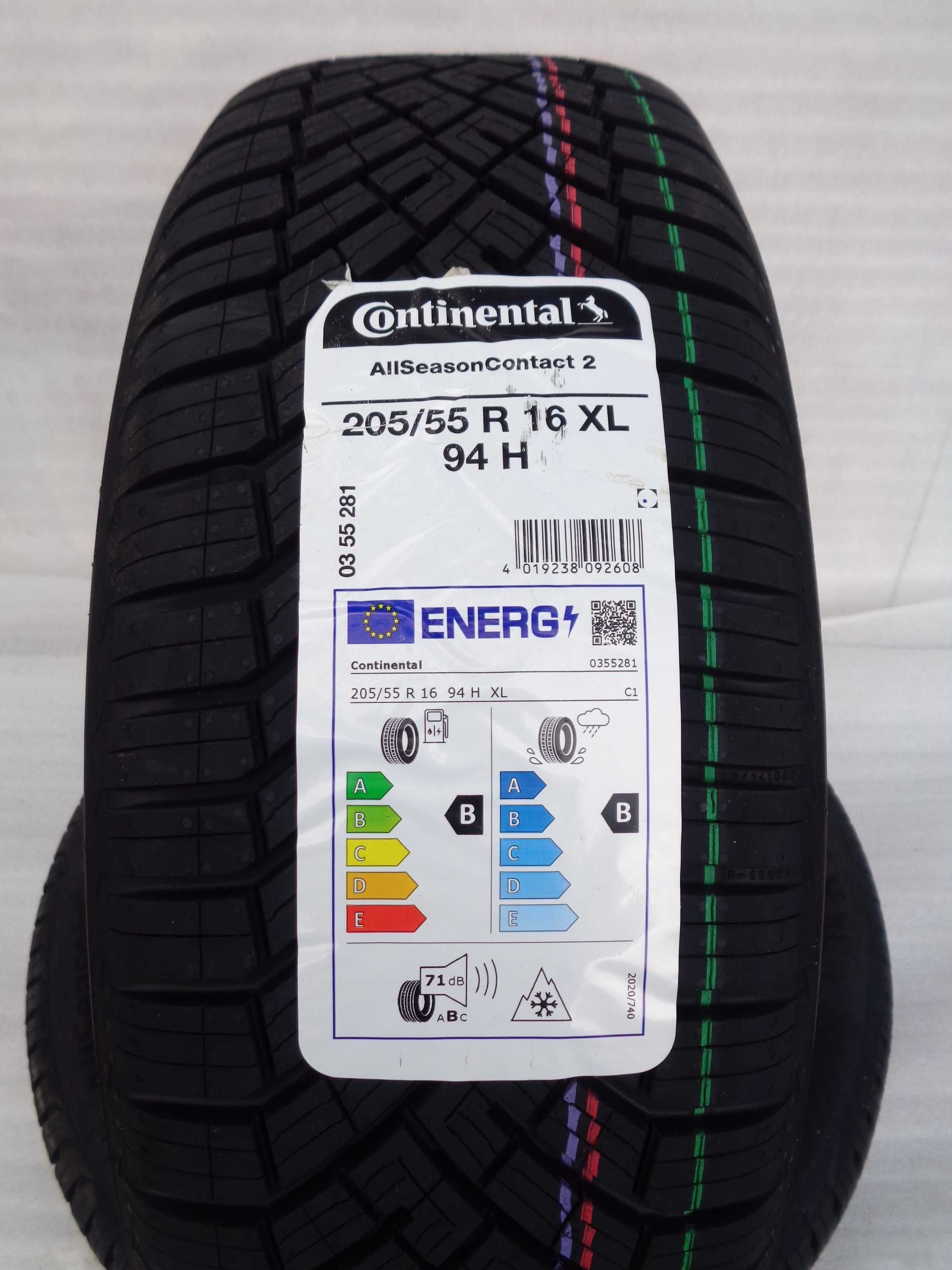 OPONY Całoroczne 205/55R16 Continental Contact 2 205/55/16 2x NOWE 24r