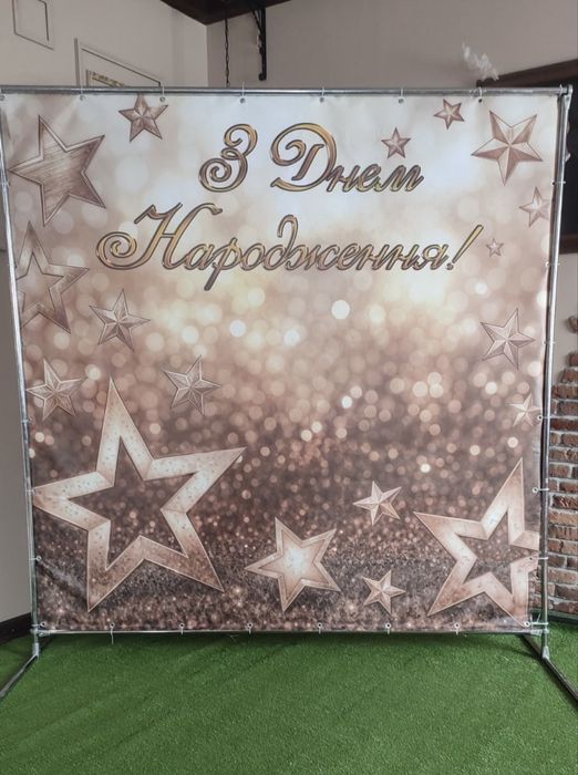 Здам в оренду каркас та банери