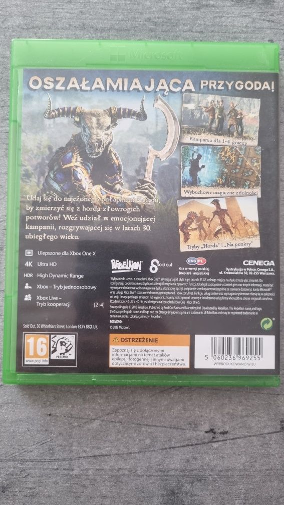 Strange Brigade XBOX ONE jak nowa PL