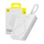 Powerbank Magnetyczny Baseus 10000Mah 30W Magsafe Do Iphone Biały