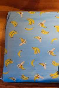 Jersey 2m dzianina owoce bananny