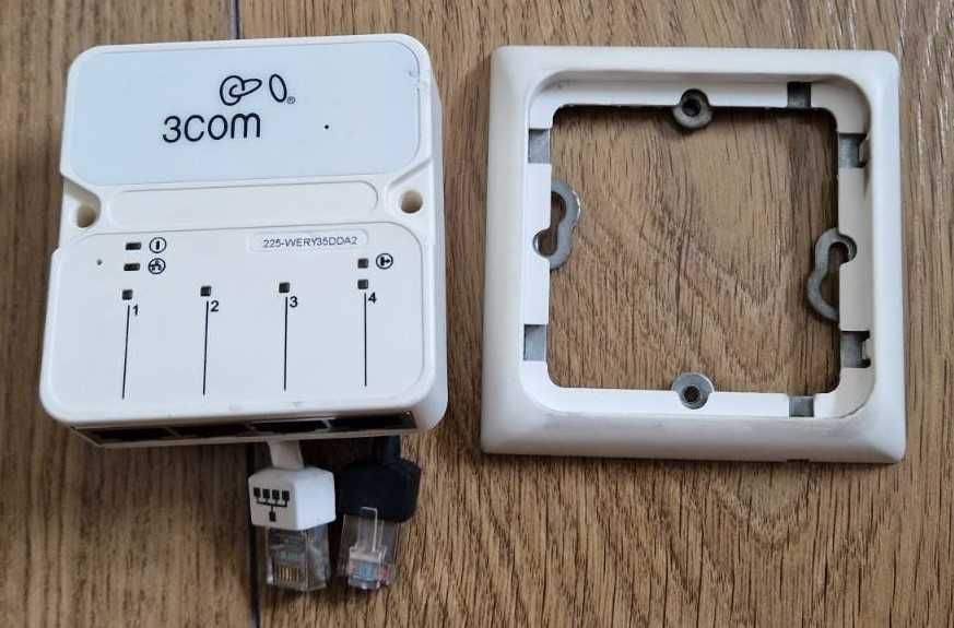 switch 3COM NJ225, zarządzalny i zasilany przez POE