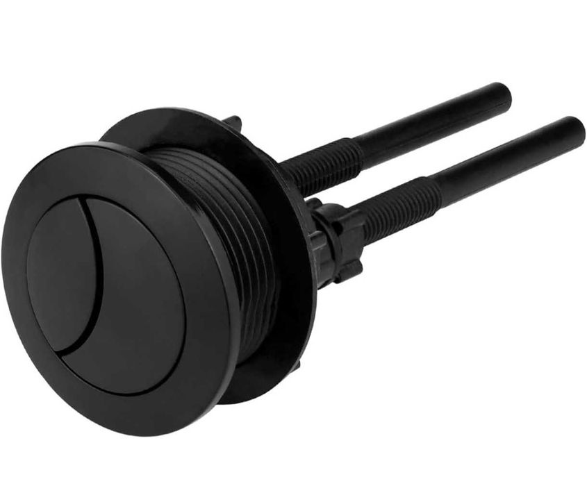 Botão sanita em preto