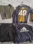 Zestaw ubrań 9 męskich (rozmiar M i S) tommy, adidas, nike, cropp itp
