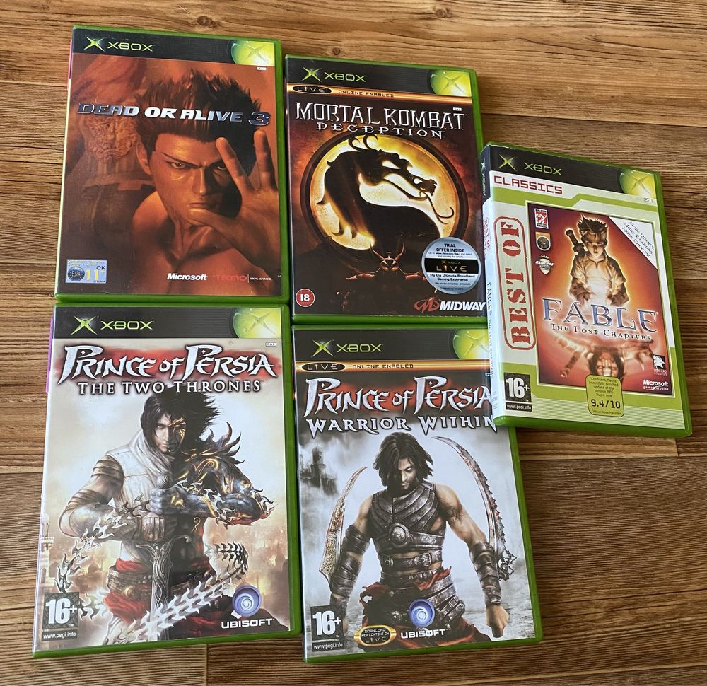 Ігри Xbox: Half-Life, Mortal Kombat, Blade, Fable, Metal Gear Solid