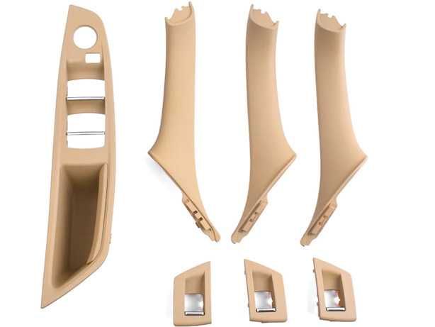 Kit 7 Puxadores Pegas Manipulo Interior Portas BMW  F10 F11 F18 (NOVO)