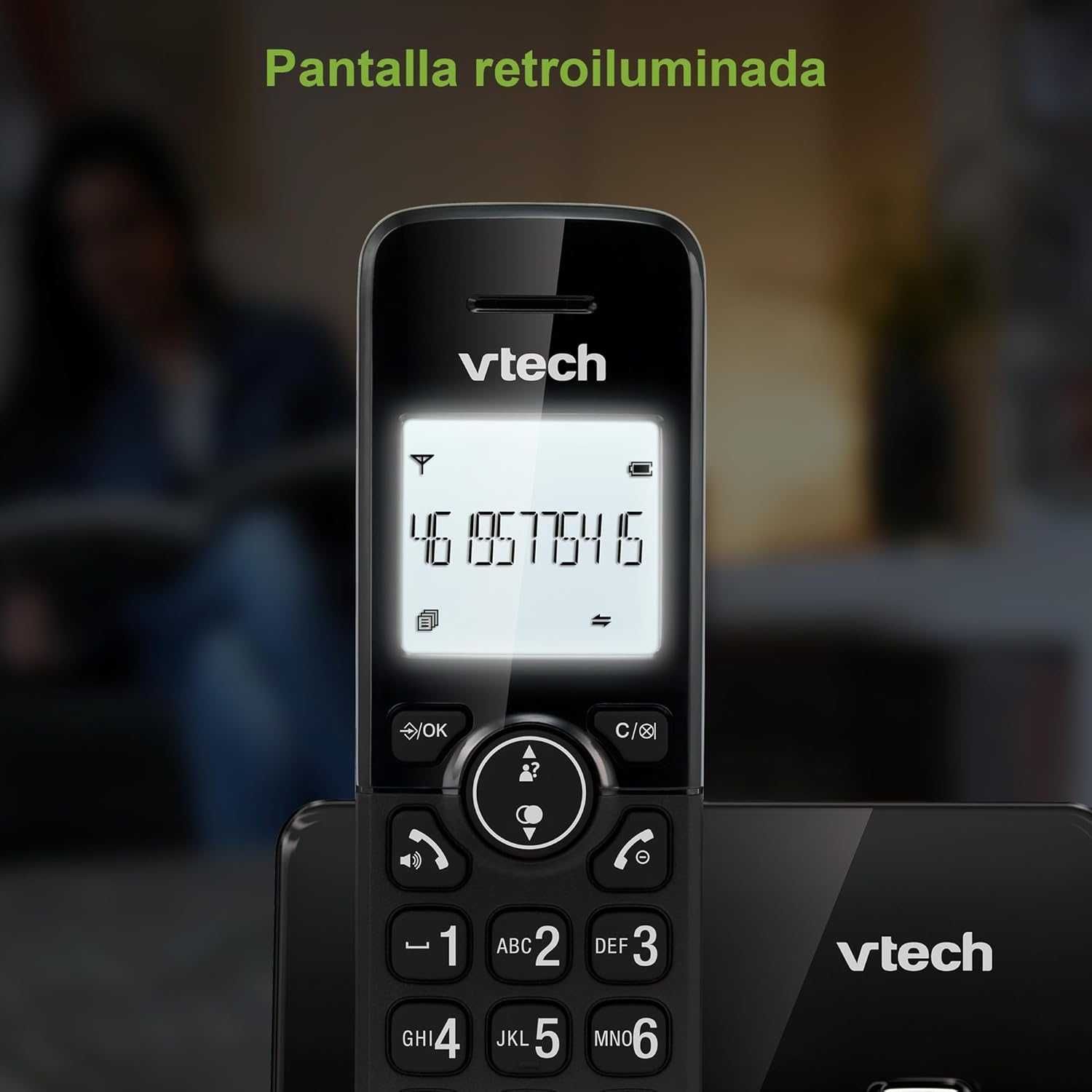 Vtech CS2001 Telefon bezprzewodowy głośnomówiący sekretarka słuchawka