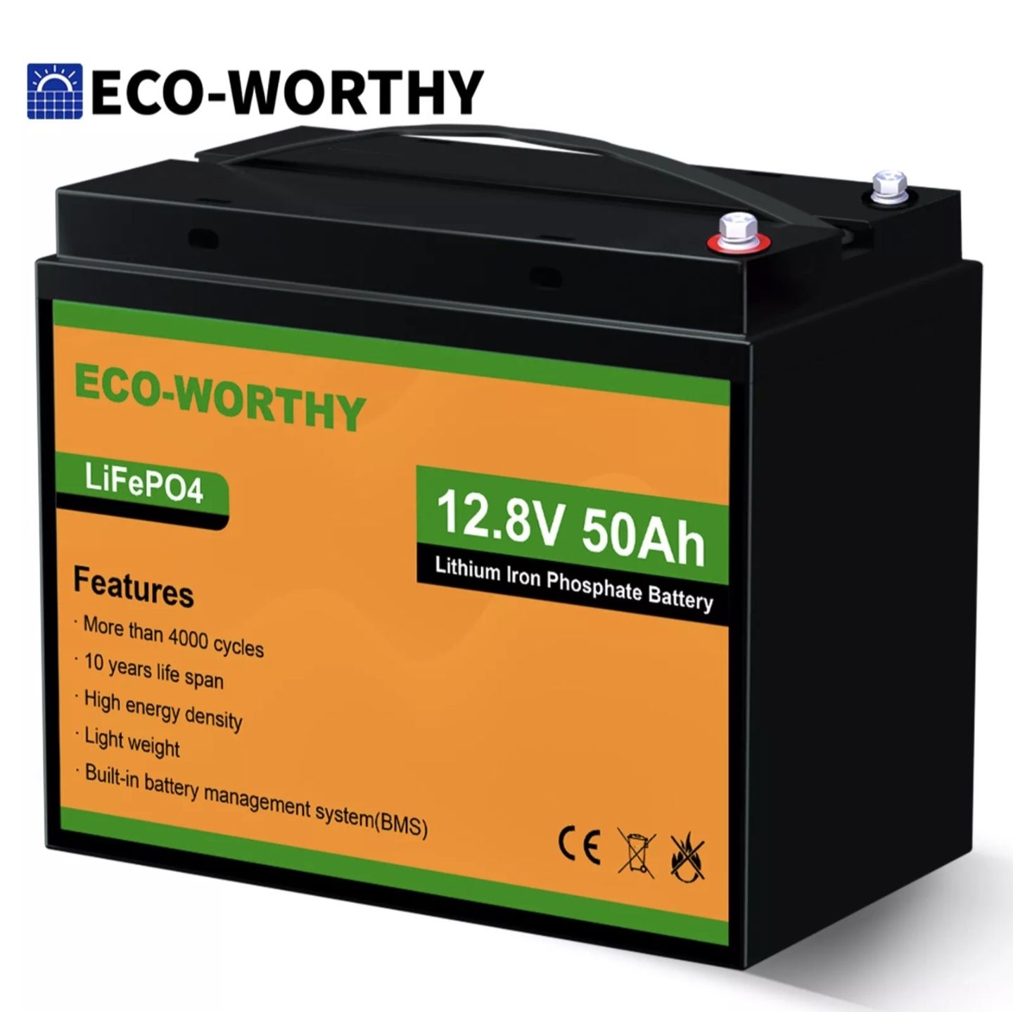 Акумулятор 12v 50 Ah Lifepo4