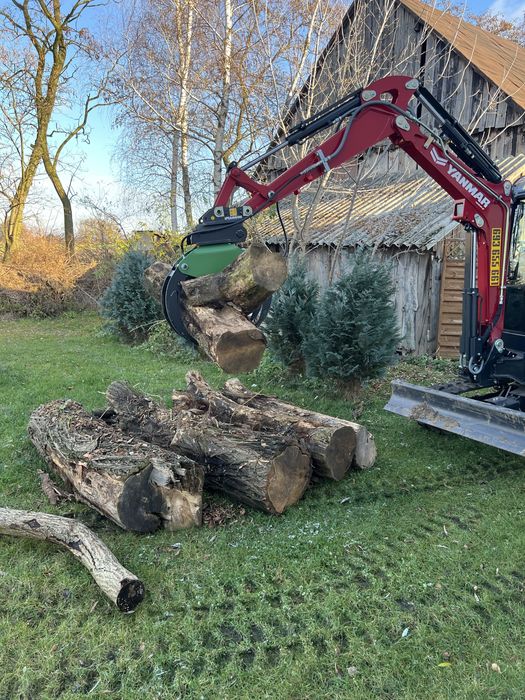 Prace ziemne,koszenie,glebogryzarka,minikoparka usługi,trawniki.