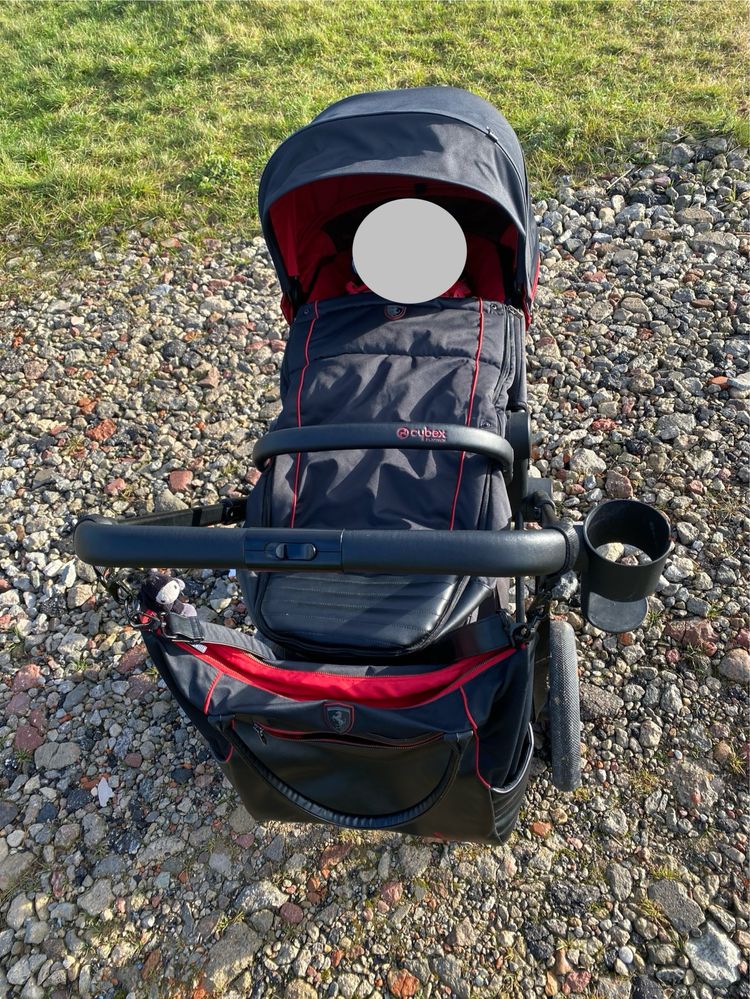 Wózek Cybex Priam 1.0 Platinum Victory Black Ferrari ZESTAW