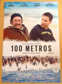 Poster original do filme 100 Metros (portes incluídos no preço)