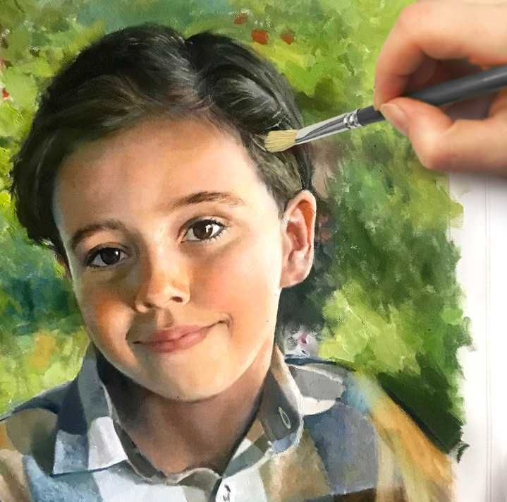 художник картина маслом, портрет по фото на заказ замовлення