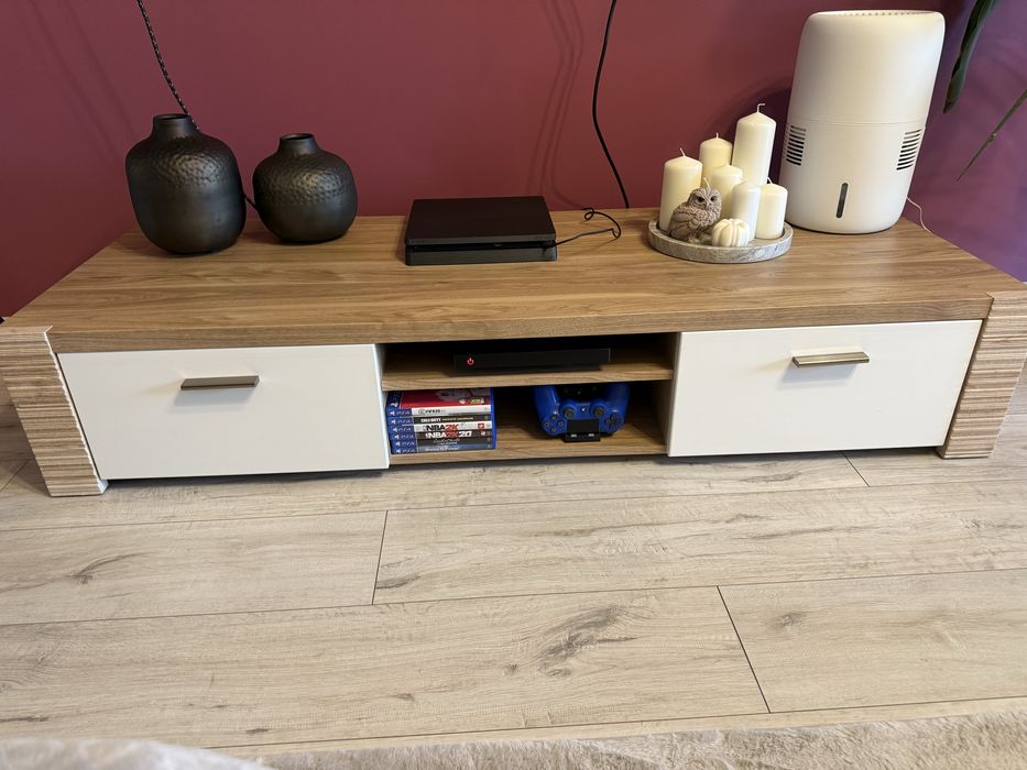 Stolik rtv, komoda Black red white