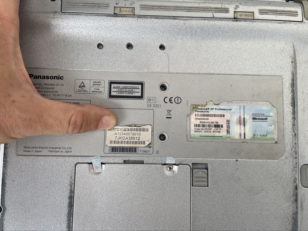 Протиударний ноутбук Panasonic CF74
