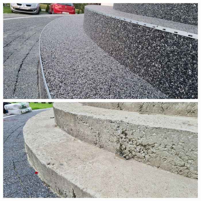 Kamienny dywan,renowacja balkonów,posadzki żywiczne,żywica garaż