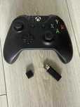 Kontroler MICROSOFT bezprzewodowy Xbox Carbon Black + adapter PC