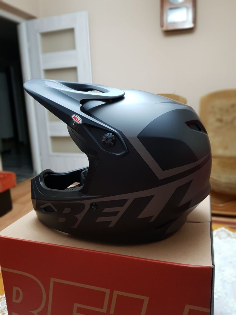 Kask Full Face MTB - Bell Transfer Matte Black L