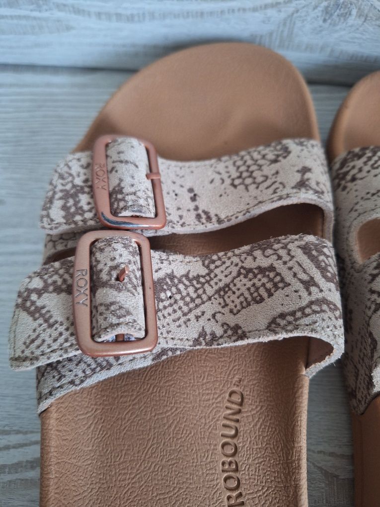 Klapki Roxy Slippy Nina rozmiar 38 39 wkładka 25,5 cm