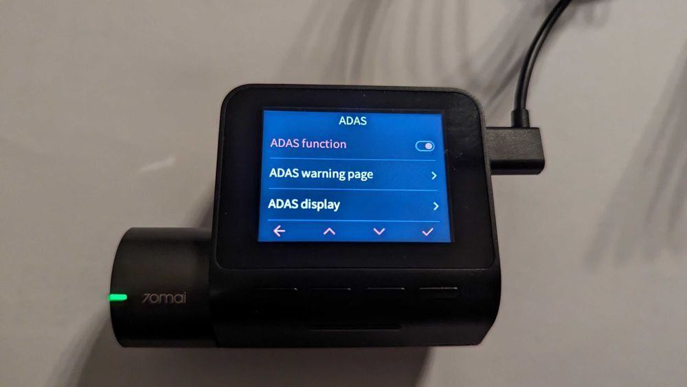 Videorejestrator kamera do samochodu 70mai dash cam pro+ z GPS i ADAS