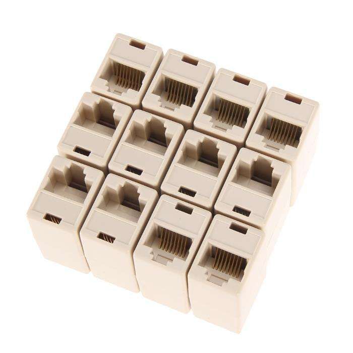 Adaptador / União simples Cabo de rede (RJ45)