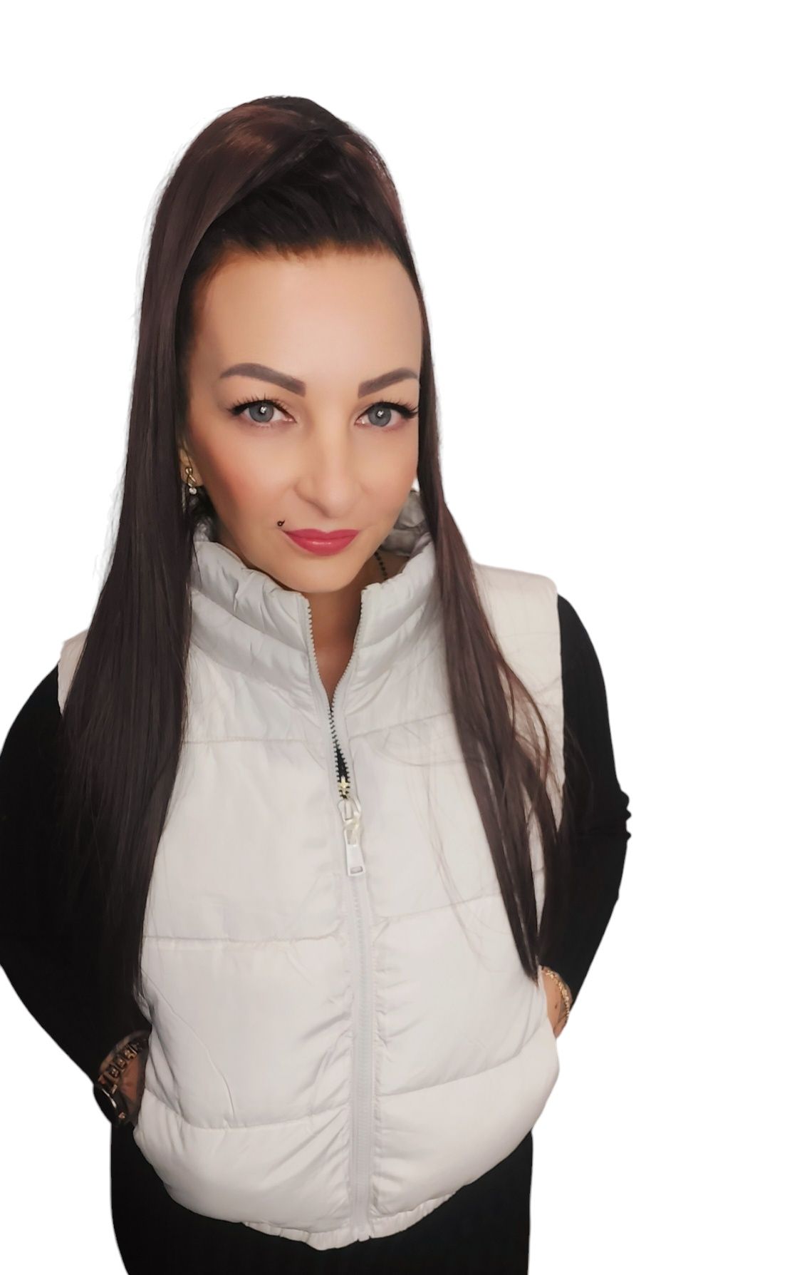 Kamizelka puchowa damska
