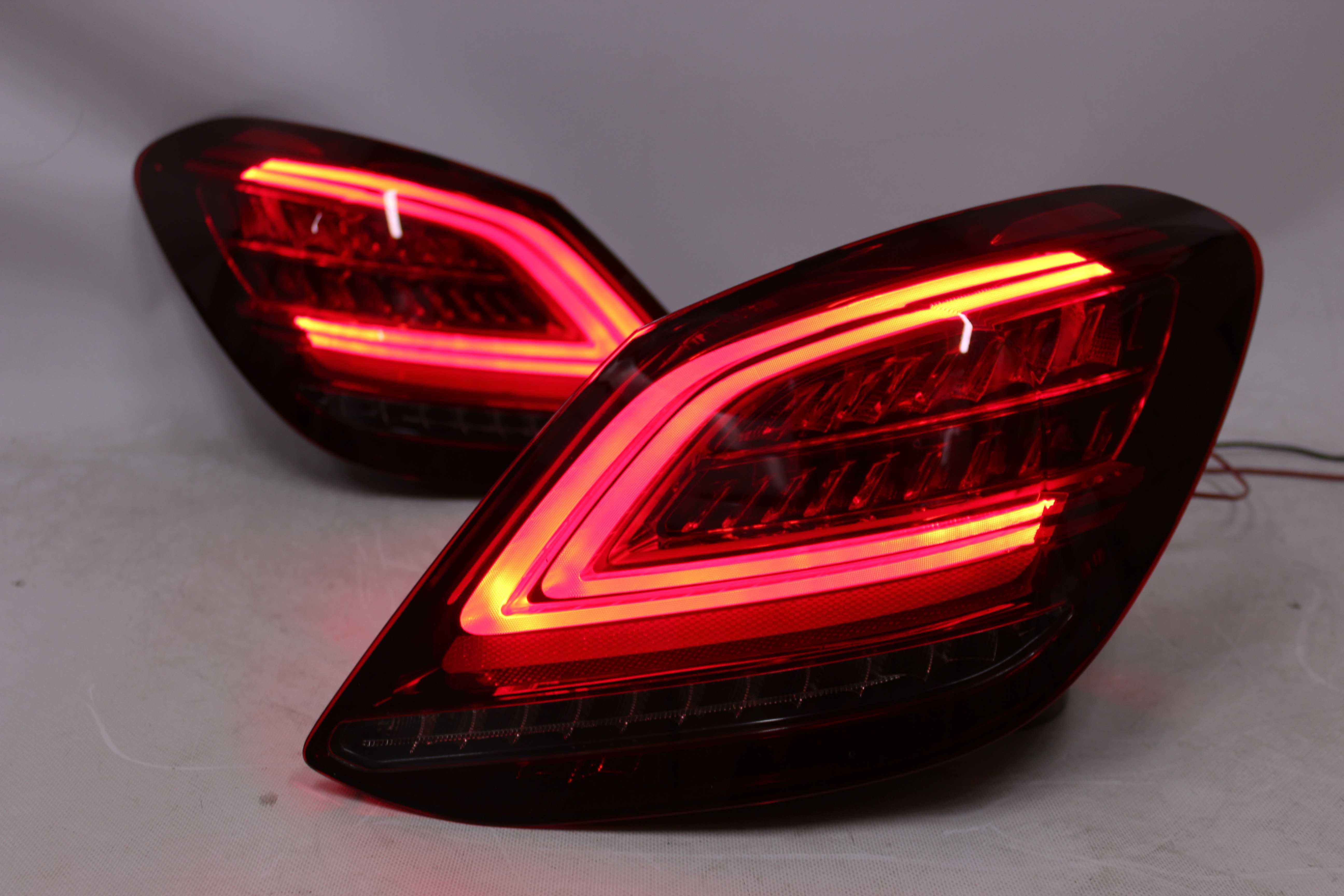 Lampy tył tylne Mercedes C W205 r. 14-18 LED BAR NEON Dynamiczne NOWE