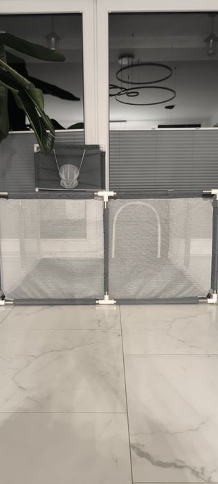 PRIMABOBO Kojec dla dziecka TEO z koszem Duży suchy basen 126x126cm