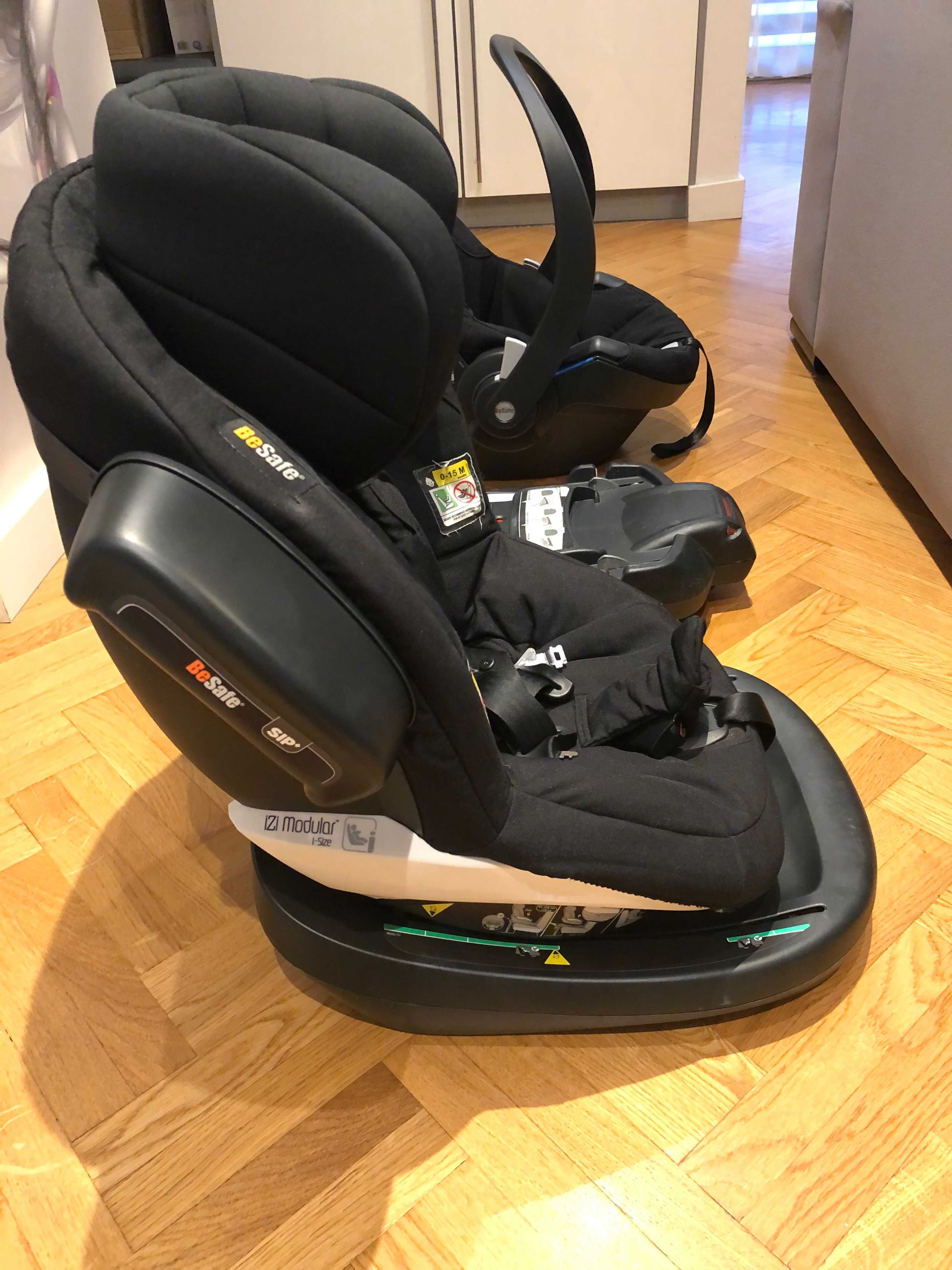 Zestaw fotelików BeSafe iZi Modular (2 foteliki + baza ISOFIX) +GRATIS