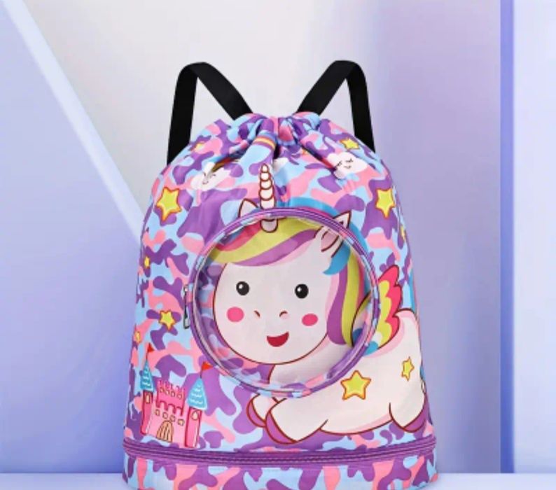 Plecak worek na basen plaże dziewczęcy nowy