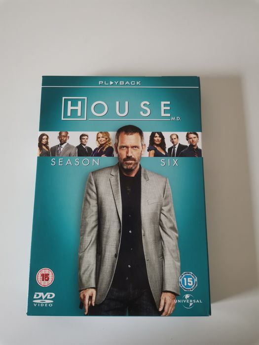 Dr House MD Série em DVD em excelente estado Temporadas 1/2/3/4/5/6