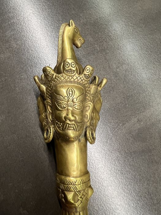 Пхурба, Ваджра, Кила, Дорже, Пурба, тибетский ритуальный нож - 35 см