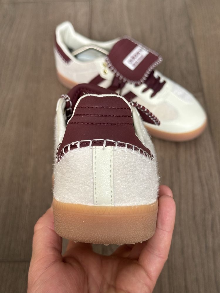 Кроссовки adidas x Wales Bonner Samba Pony Cream White Gum IE0586