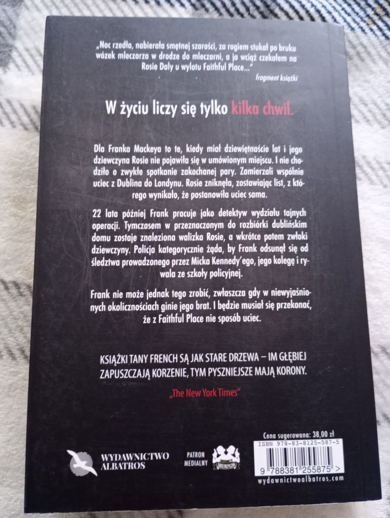 książka bez śladu tana french kryminał