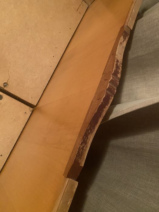 Меблі 90-х. Двоспальне ліжко та дві тумбочки.